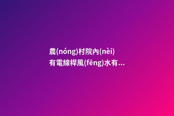 農(nóng)村院內(nèi)有電線桿風(fēng)水有何影響（院內(nèi)有電線桿 風(fēng)水）